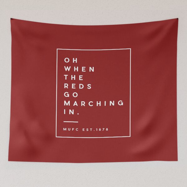 Item preview, Oh When The Reds go Marching in Chant! MUFC designed and sold by StalkingUnited.