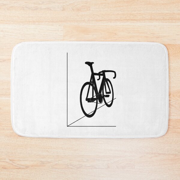 Item preview, Line Art Leaning Bicycle Waiting designed and sold by RabeDesigns.