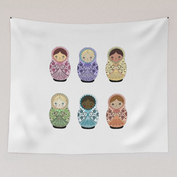 Item preview, Russian Matryoshka Doll Design designed and sold by JazzyTeez.