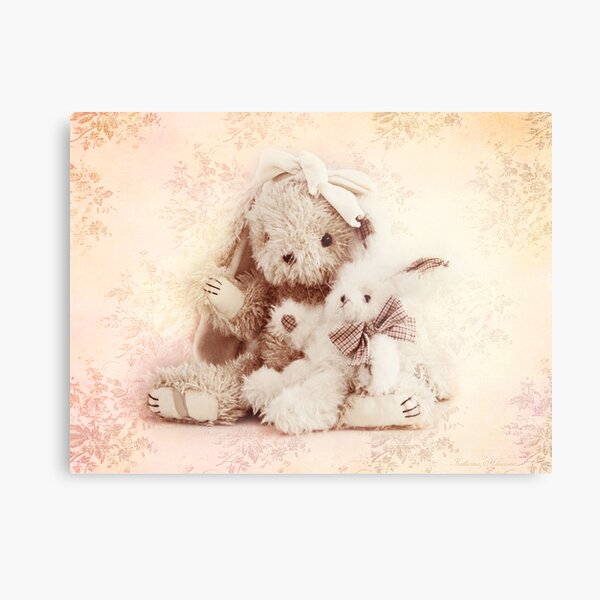 Two little rabbits Metal Print