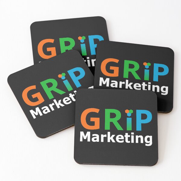 Item preview, GRiP Marketing Team Logo White designed and sold by gripperz.