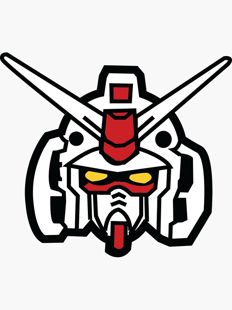 "Gundam Merch" Sticker by peggydc | Redbubble