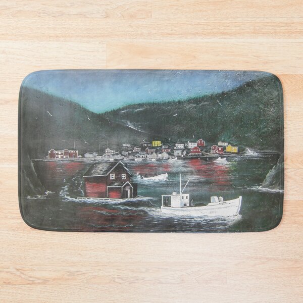Item preview, Newfoundland town traditional painting designed and sold by am-mantilla2156.