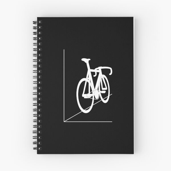 Item preview, White Line Art Leaning Bicycle Waiting designed and sold by RabeDesigns.