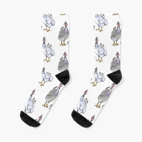 Guinea fowl Family Socks