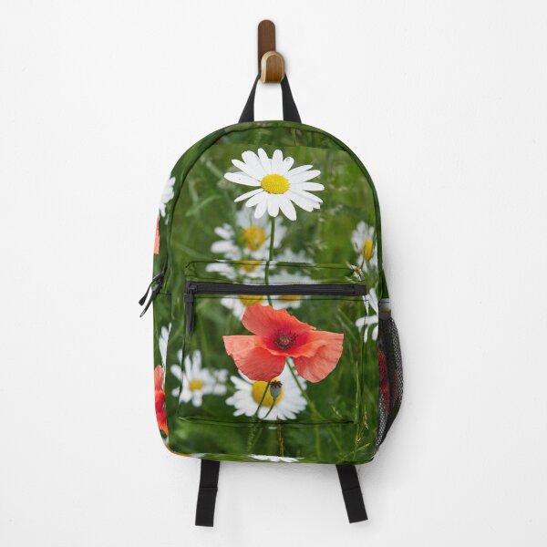 Item preview, Ox-eye daisies and a red poppy 1 designed and sold by Jouko Lehto Photography.