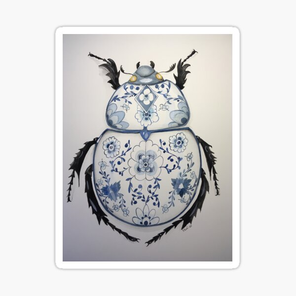Porcelained lady bug Sticker