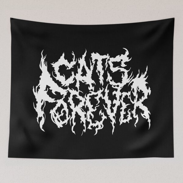 Item preview, Cats Forever Metal Logo designed and sold by violetjelly.