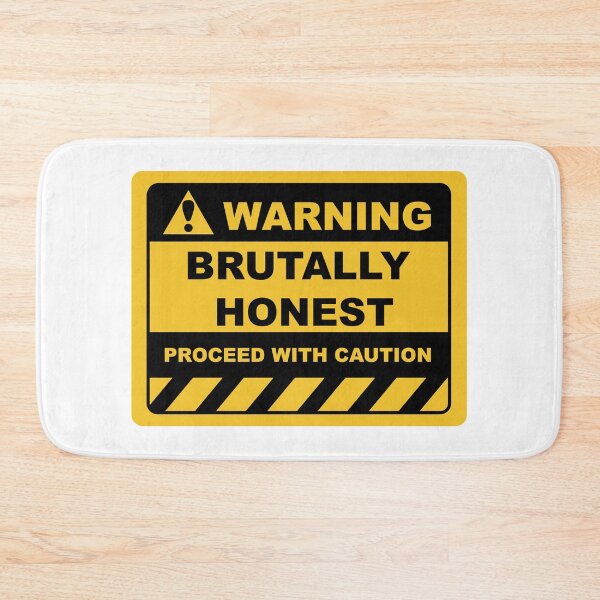 Item preview, Funny Human Warning Label / Sign BRUTALLY HONEST Sayings Sarcasm Humor Quotes designed and sold by ColorMeHappy123.
