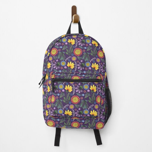 Item preview, Folksy Flowers (Purple) designed and sold by Christina Wannachaiwong.