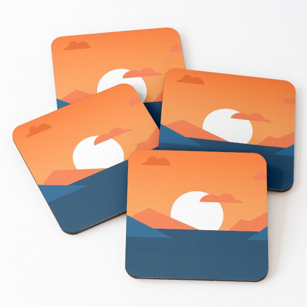 Item preview, Abstract sunset landscape No.1 designed and sold by DPDesignArt.