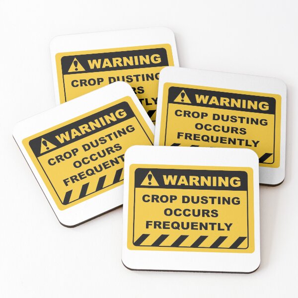 Item preview, Funny Human Warning Label / Sign CROP DUSTING OCCURS FREQUENTLY Sayings Sarcasm Humor Quotes designed and sold by ColorMeHappy123.