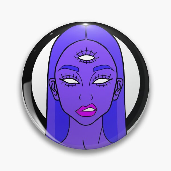 Item preview, Alien Woman with Third Eye designed and sold by alainakozyart.