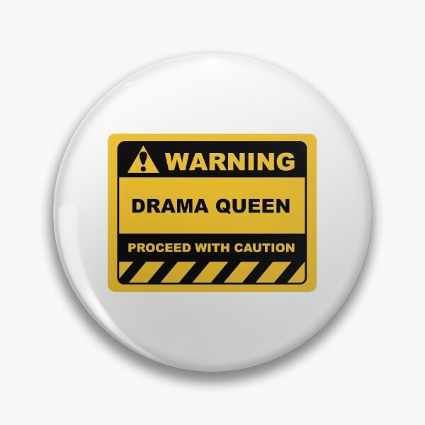 Item preview, Funny Human Warning Label / Sign DRAMA QUEEN Sayings Sarcasm Humor Quotes designed and sold by ColorMeHappy123.