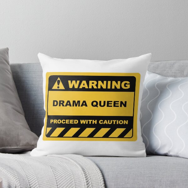Item preview, Funny Human Warning Label / Sign DRAMA QUEEN Sayings Sarcasm Humor Quotes designed and sold by ColorMeHappy123.