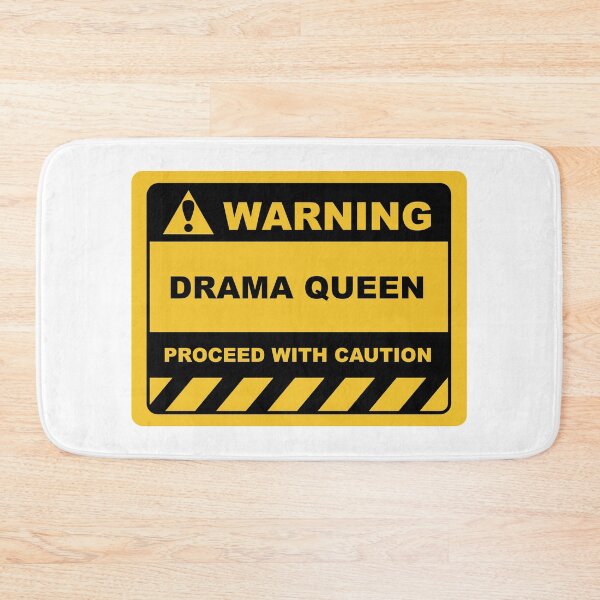 Item preview, Funny Human Warning Label / Sign DRAMA QUEEN Sayings Sarcasm Humor Quotes designed and sold by ColorMeHappy123.