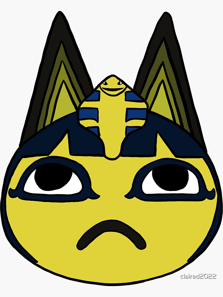 "Ankha Simple" Sticker by claired2022 | Redbubble