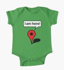 I am here! Google Maps One Piece - Short Sleeve