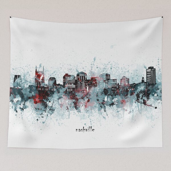 Item preview, nashville skyline designed and sold by BekimART2.