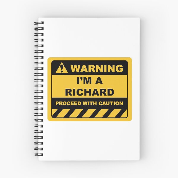 Item preview, Funny Human Warning Label / Sign I'M A RICHARD Sayings Sarcasm Humor Quotes designed and sold by ColorMeHappy123.