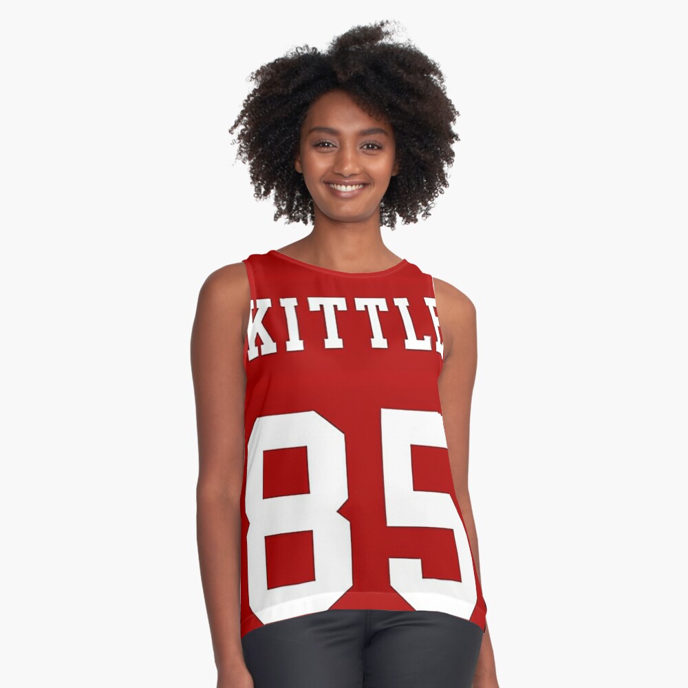 Kittle Jersey Red Art Board Print for Sale by reevevi