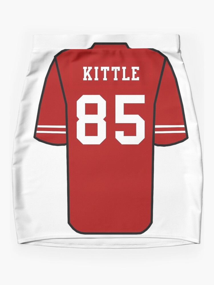 Kittle Jersey Red Poster for Sale by reevevi