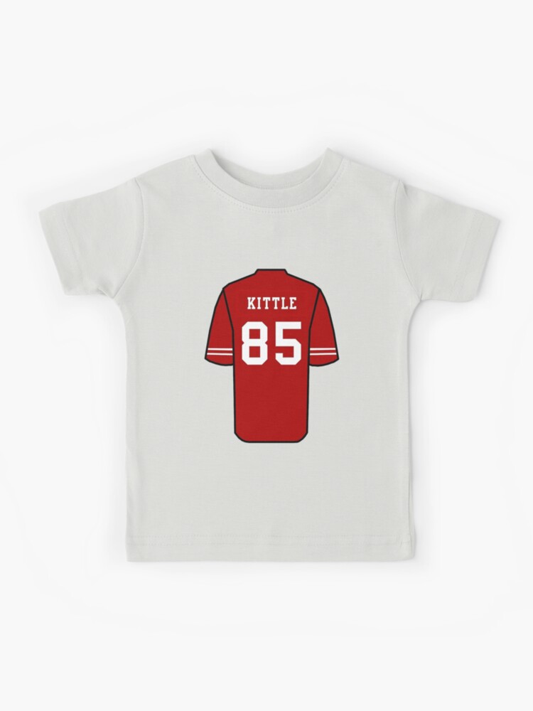 George Kittle: Over The Middle, Small / Adult T-Shirt - Pro Football - Red - Sports Fan Gear | BreakingT