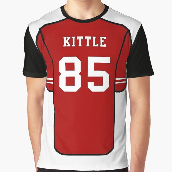 Kittle Jersey Red Graphic T-Shirt Dress for Sale by reevevi