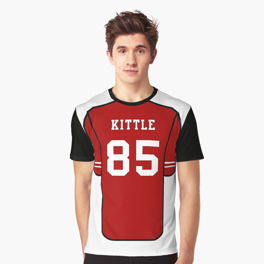 Kittle Jersey Red Sticker for Sale by reevevi