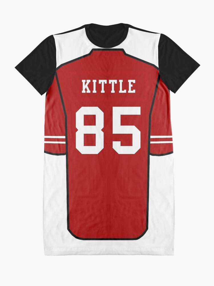 Kittle Jersey Red Sticker for Sale by reevevi