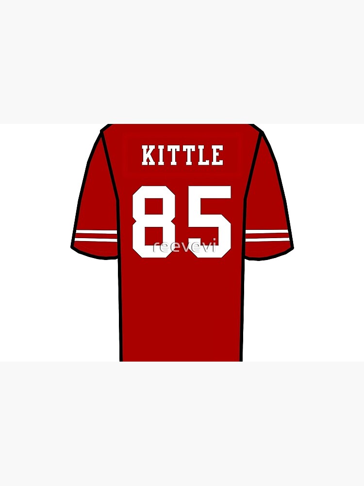 Kittle Jersey Red Laptop Skin for Sale by reevevi