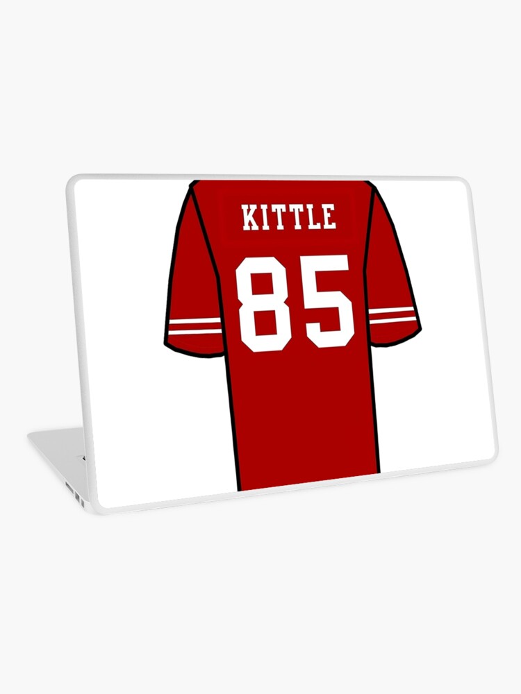 Kittle Jersey Red Laptop Skin for Sale by reevevi