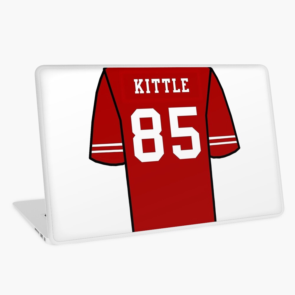 Kittle Jersey Red Poster for Sale by reevevi