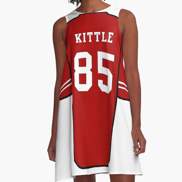 Kittle Jersey Red Graphic T-Shirt Dress for Sale by reevevi