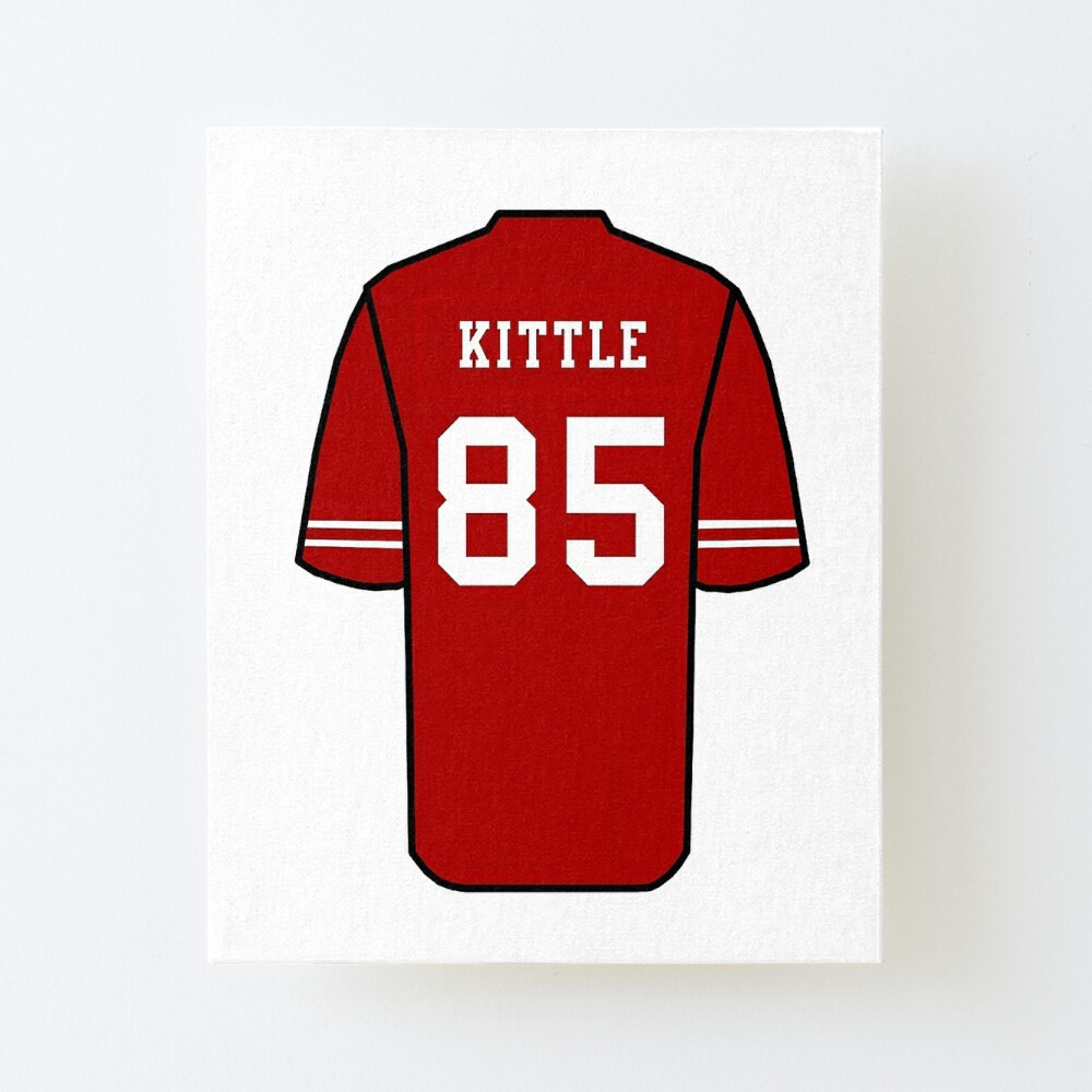 Nike Men's San Francisco 49Ers George Kittle #85 Gym Red T-Shirt