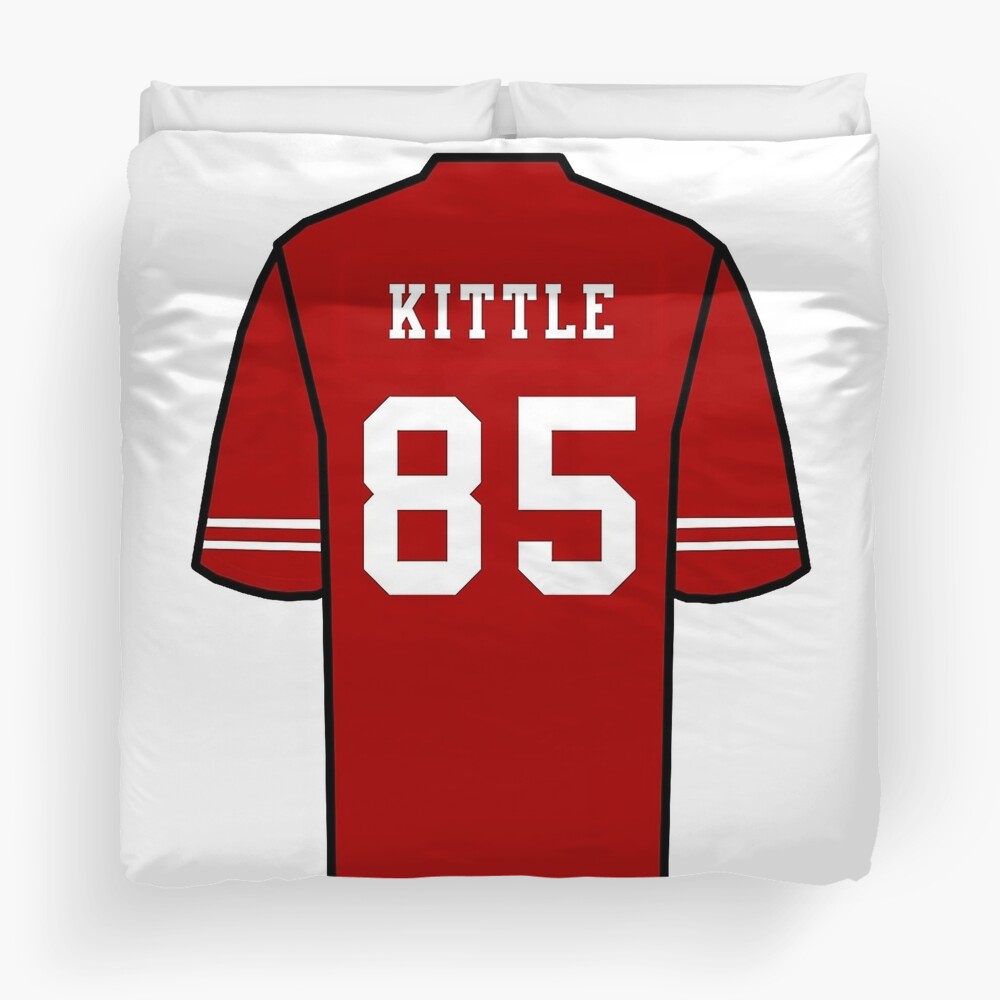 Kittle Jersey Red Canvas Print for Sale by reevevi