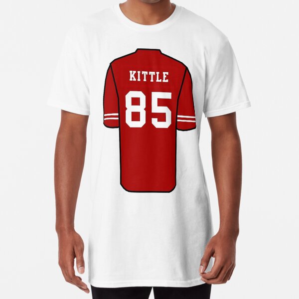 Kittle Jersey Red Art Board Print for Sale by reevevi