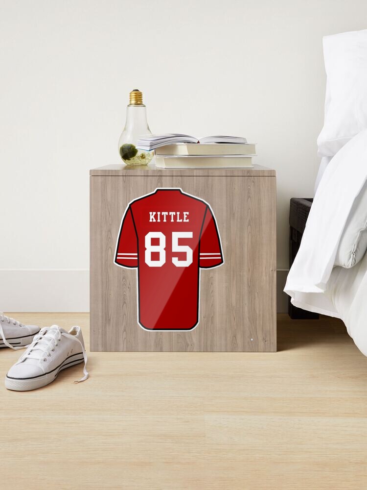 Kittle Jersey Red Sticker for Sale by reevevi