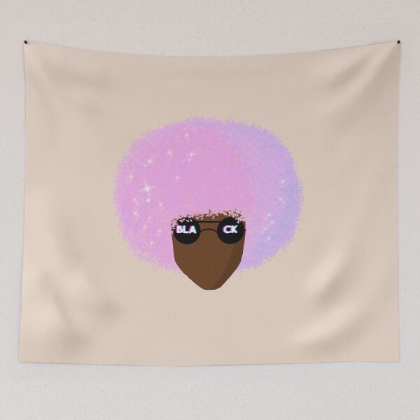 Item preview, black girl face illustration designed and sold by Tamanna Islam.