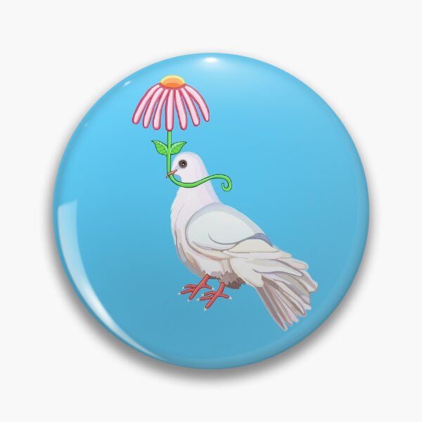 Item preview, Dove with Flower Umbrella designed and sold by Deborah Camp.