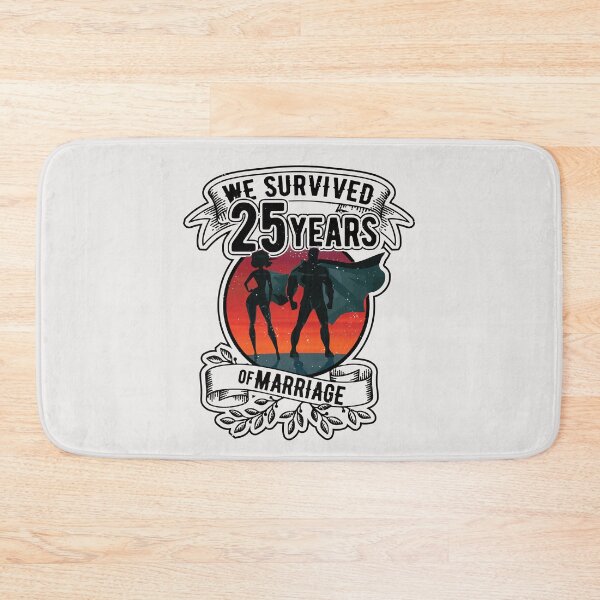 Item preview, We survived 25 years of marriage! designed and sold by Cutebutfunny.
