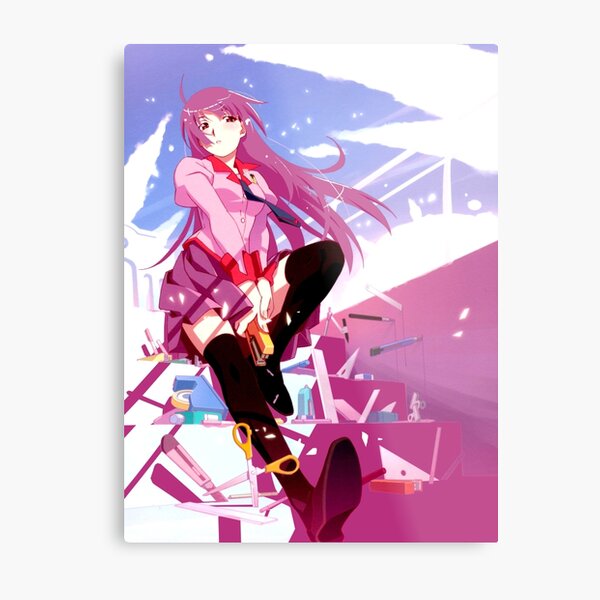 Senjougahara v2 Metal Print