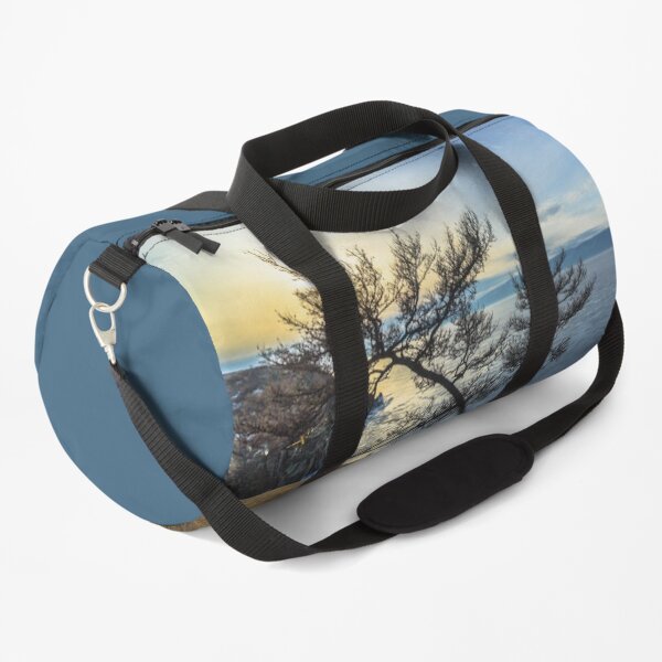 Harsh beauty of lake Baikal Duffle Bag