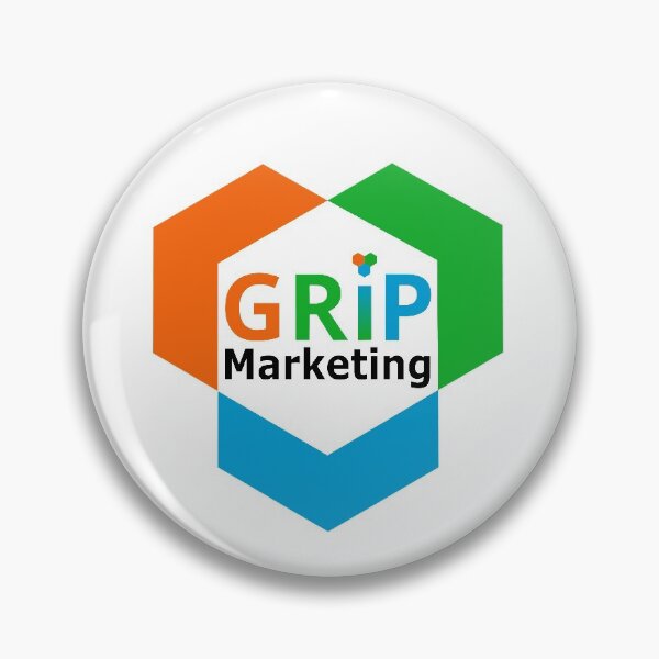 Item preview, GRiP Marketing Team Logo Tri-Colored Border  designed and sold by gripperz.