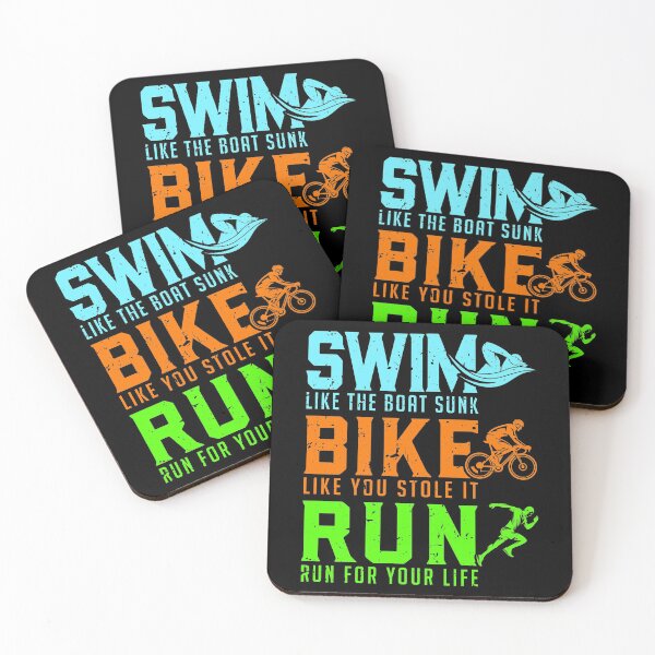 Item preview, Swim Bike Run designed and sold by tresbelleshirts.