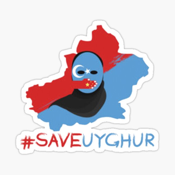 Save uyghur Sticker