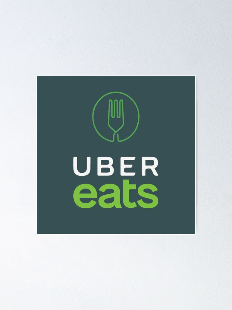 Uber Eats Logo Small : Uber logo on smartphone on background of small