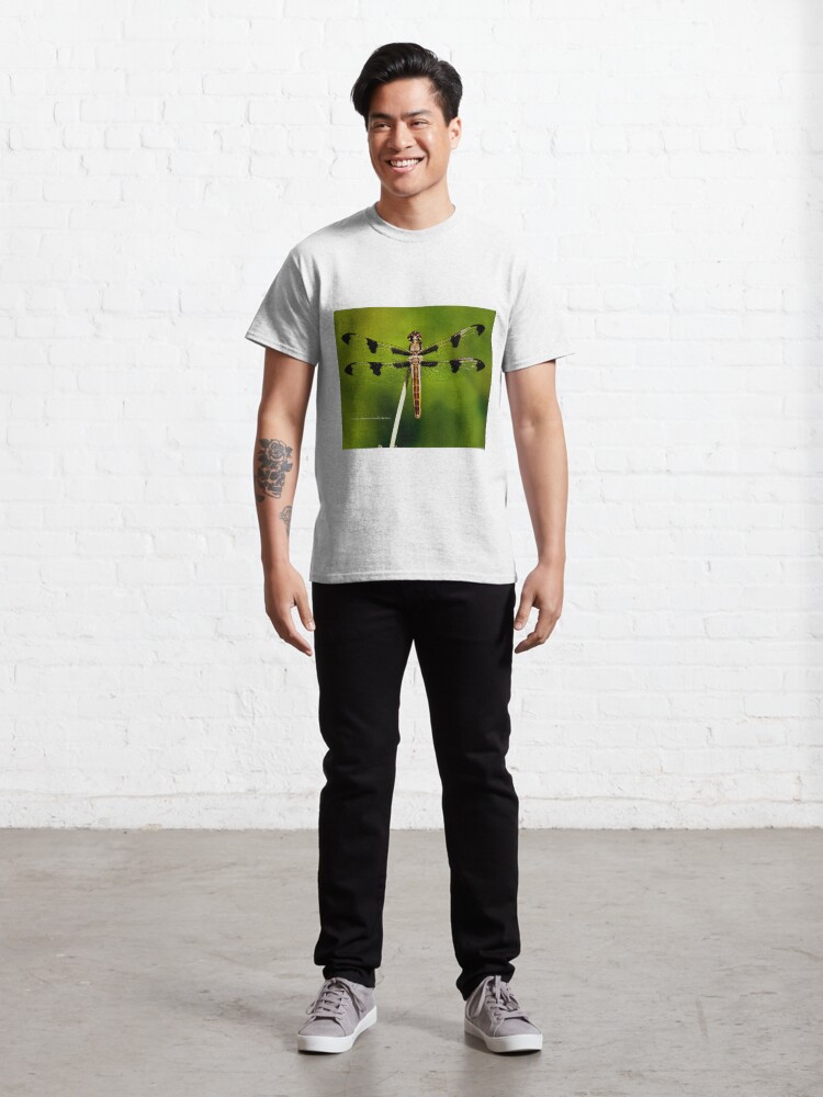 Alternate view of Dragonfly of the enchanted forest by Yannis Lobaina Classic T-Shirt
