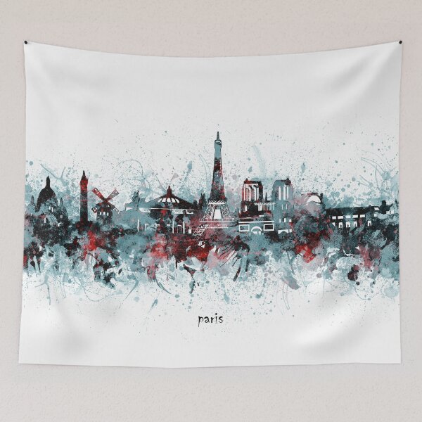 Item preview, paris skyline designed and sold by BekimART2.