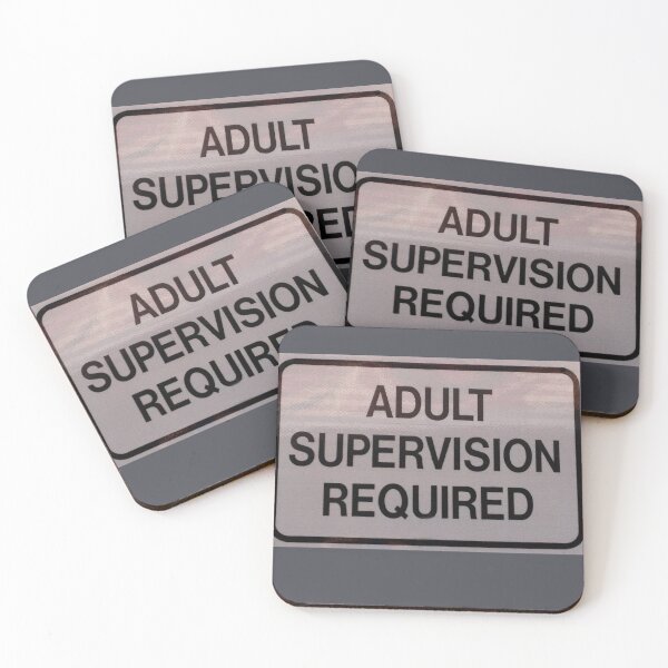 Item preview, Adult Supervision Required designed and sold by Kenshots.